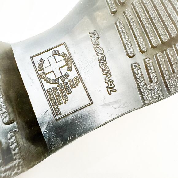 Dr. Martens Docs 1461 Frill Black Ruffled Leather Accent Loafer Size 6 NWT - Picture 3 of 6